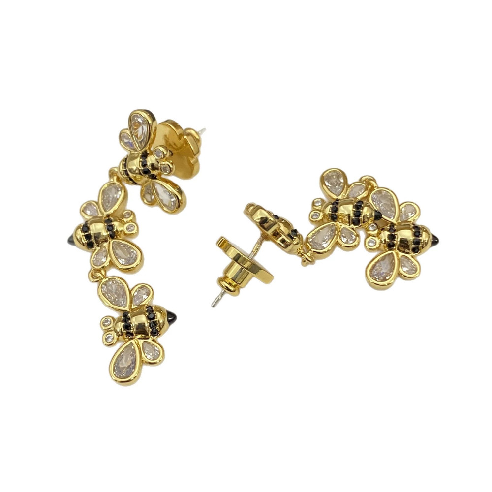 Kate SPADE Rustic Bee Earrings - Picture 5 of 6